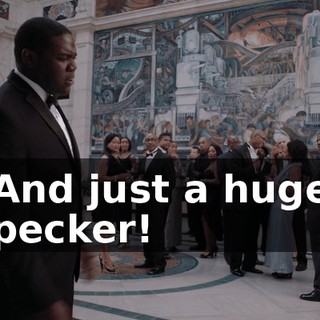 And just a huge pecker!