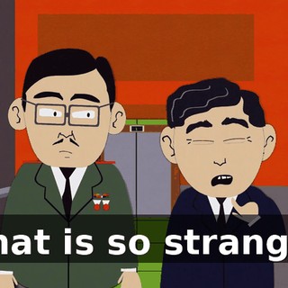 That is so strange.