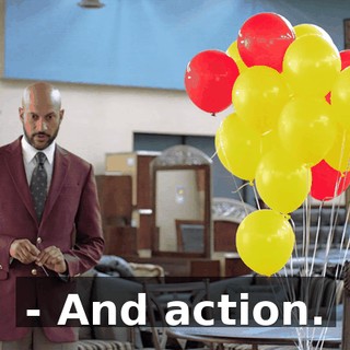 - And action.