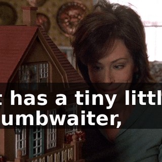 it has a tiny little dumbwaiter,