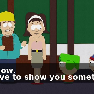 Not now. - I have to show you something.