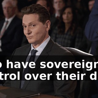 who have sovereign control over their data.