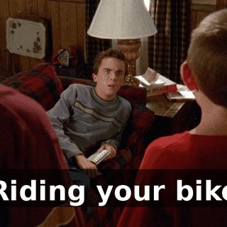 Riding your bike