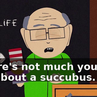 There's not much you can do about a succubus.