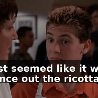 It just seemed like it would balance out the ricotta.