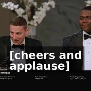 [cheers and applause]