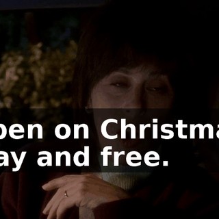 open on Christmas Day and free.