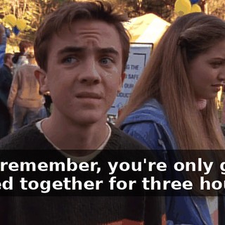 Now, remember, you're only gonna be tied together for three hours.