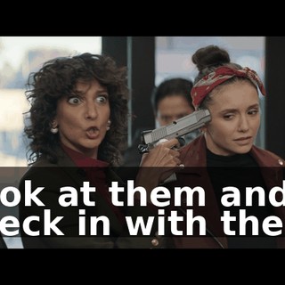 Look at them and check in with them.