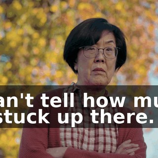 I can't tell how much is stuck up there.