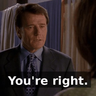 You're right.