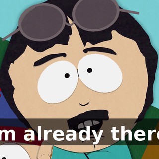 I'm already there.