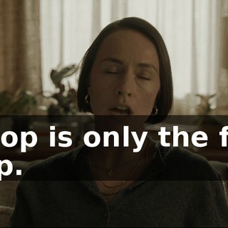 - Stop is only the first step.