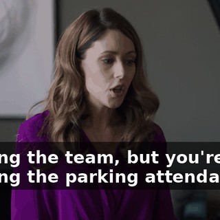 hurting the team, but you're also hurting the parking attendants,