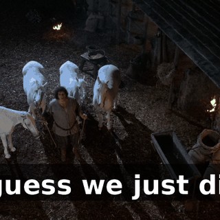 I guess we just did.