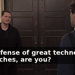 in defense of great technology speeches, are you?