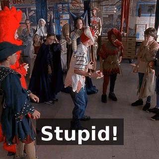 Stupid!