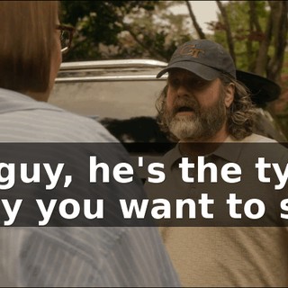This guy, he's the type of guy you want to shoot