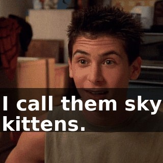 I call them sky kittens.