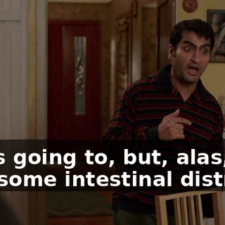 I was going to, but, alas, I had some intestinal distress,