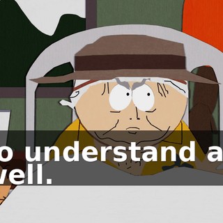 to understand as well.