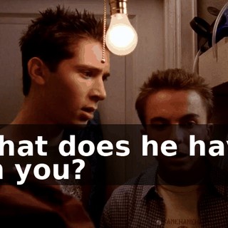 What does he have on you?