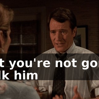 that you're not gonna stalk him