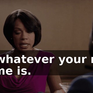or whatever your real name is.