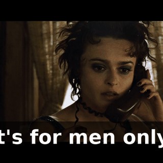 It's for men only.