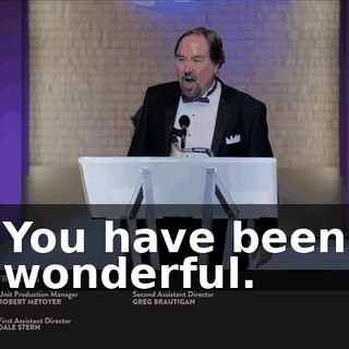 You have been wonderful.