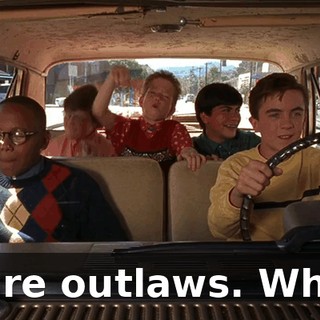 We're outlaws. Whoo!