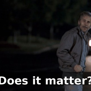 Does it matter?