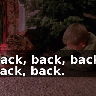 Back, back, back, back, back.