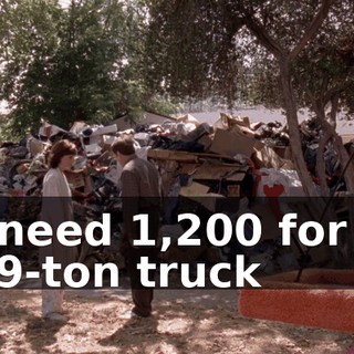 I need $1,200 for a 19-ton truck