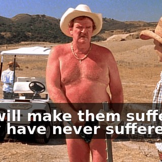 we will make them suffer as they have never suffered.