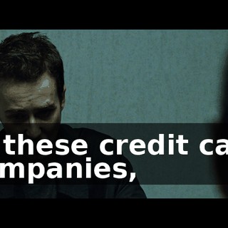 of these credit card companies,
