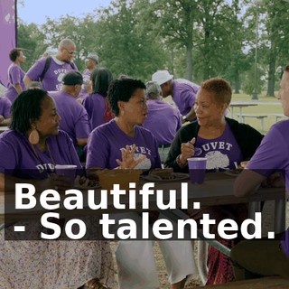 Beautiful. - So talented.