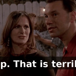 Stop. That is terrible.