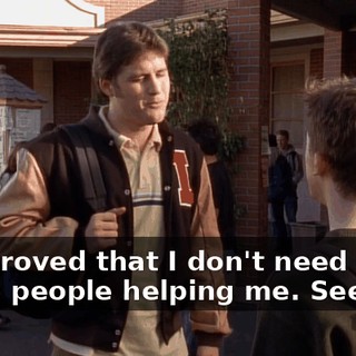 You proved that I don't need all these people helping me. See you.