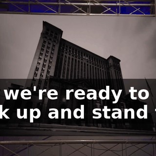 But we're ready to get back up and stand tall.