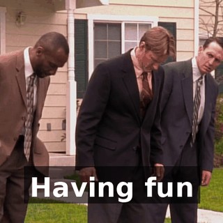 ♪ Having fun ♪