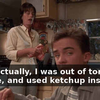 Oh, actually, I was out of tomato paste, and used ketchup instead.