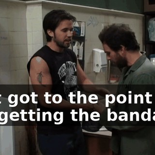 that got to the point of me getting the bandana.