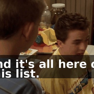 and it's all here on this list.