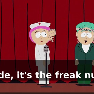 Ah! - Dude, it's the freak nurse!