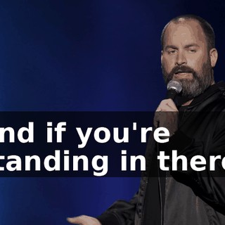 And if you're standing in there,