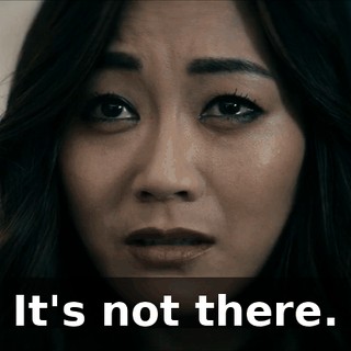 It's not there.