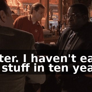 Butter. I haven't eaten the stuff in ten years.