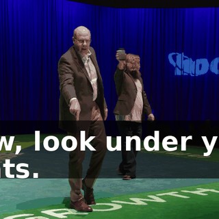 Now, look under your seats.