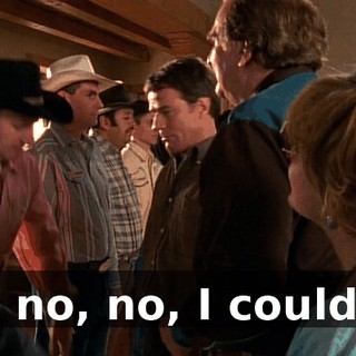 No, no, no, I couldn't.
